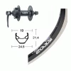 Ryde - Rigida Roue Avant 700 Mm Avec Moyeu Shimano Deore Pour Frein à Disque 6 Trous Et Jante Rigida Zac 2000 Disc -magasin de vélo 22574f9a93e5c04c92969d7185123c5c 280620 114315 PEEL feMeyPqs