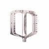 PEDALES BURGTEC PENTHOUSE FLAT MK5 RHODIUM SILVER -magasin de vélo A21PEDALBURGSI 2000