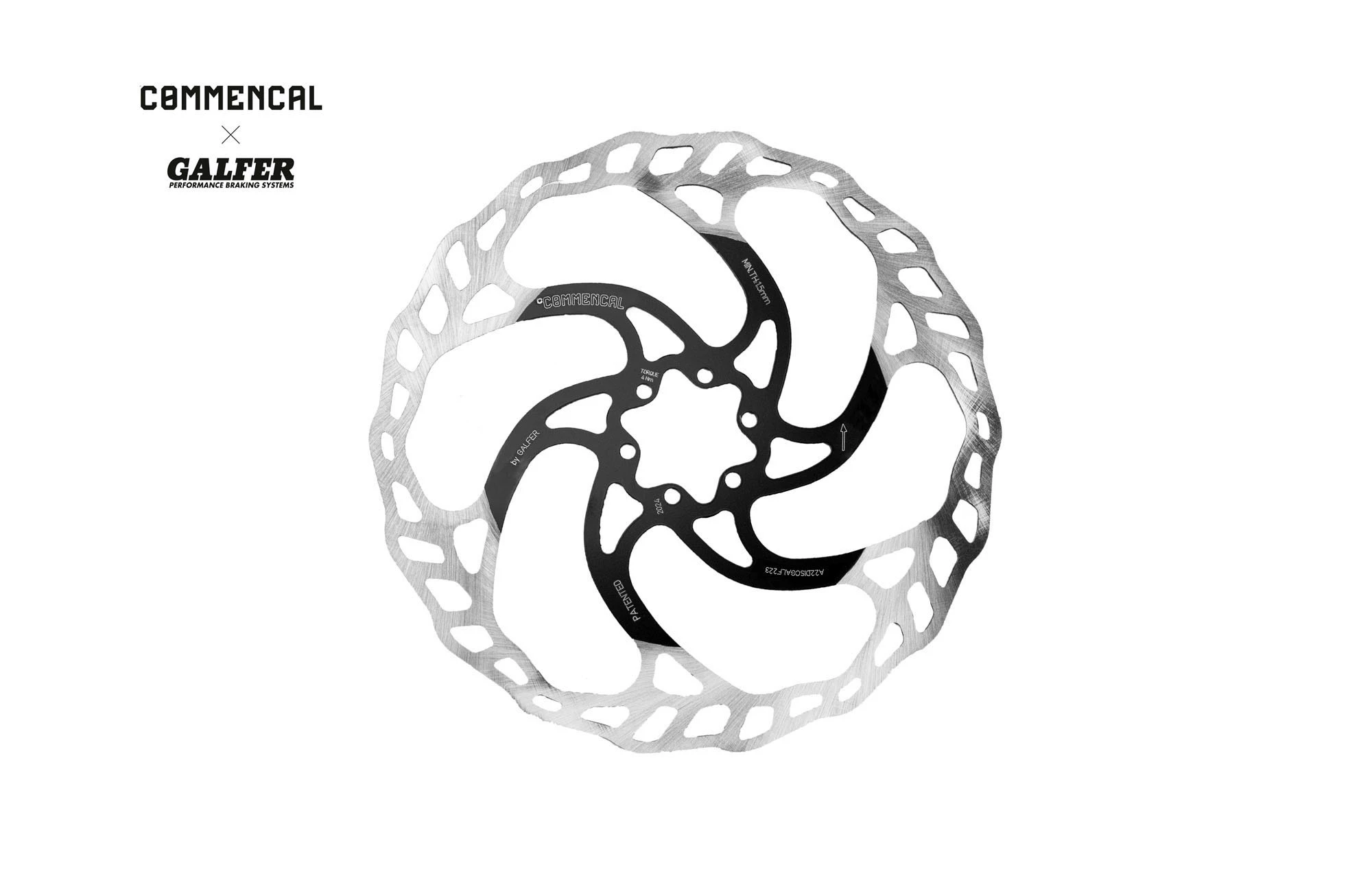 DISQUE DE FREIN GALFER X COMMENCAL WAVE 2.0MM 223MM 3 DISQUE DE FREIN GALFER X COMMENCAL WAVE 2.0MM 223MM