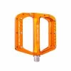 PEDALES BURGTEC PENTHOUSE FLAT MK5 IRON BRO ORANGE -magasin de vélo A22PEDALBURGOR 2000