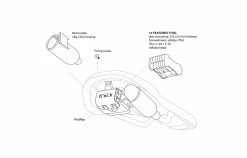 SELLE FIZIK TERRA ALPACA X5 + TOOL KIT -magasin de vélo A22SADFIZALPATOOL 3 2000