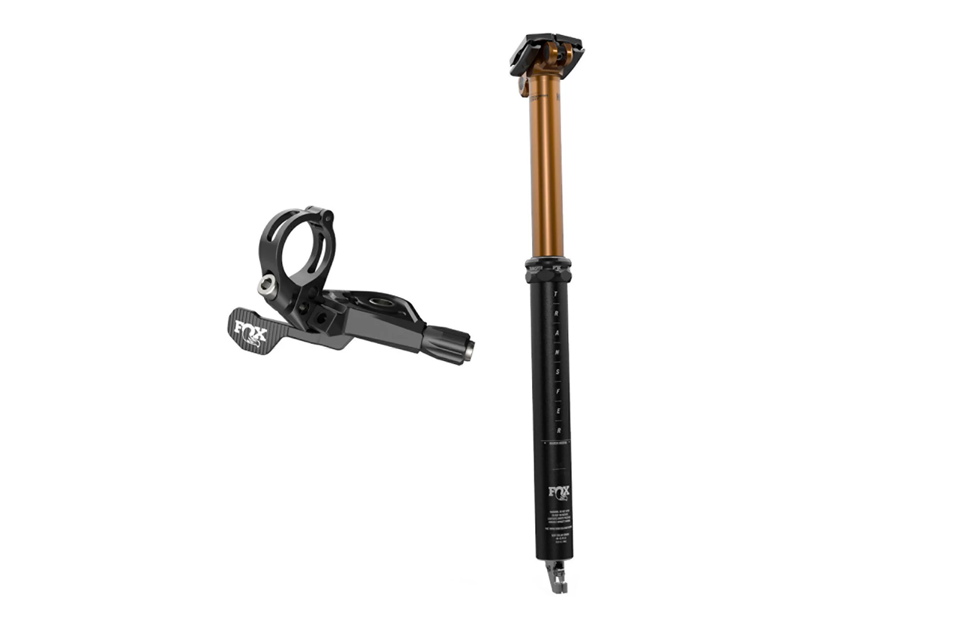 TIGE DE SELLE FOX TRANSFER FACTORY KASHIMA 31.6MM 125MM + LEVIER 3 TIGE DE SELLE FOX TRANSFER FACTORY KASHIMA 31.6MM 125MM + LEVIER