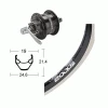 Ryde - Rigida Roue Avant 700 Mm Avec Moyeu Dynamo Shimano DH-3D30 Pour Frein à Disque 6 Trous Et Jante Rigida Zac 2000 Disc -magasin de vélo e0960b6cb8adf5a156d2951e39c735e4 280620 121227 PEEL PZSApJGY