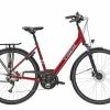 Vélo De Ville Trek Verve 2 Equipé Femme Rouge - 2022 -magasin de vélo velo de ville trek verve 2 equipe femme rouge 2022