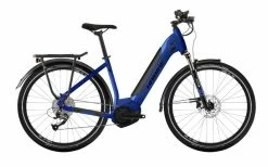 Vélo électrique Haibike Trekking 4 Low 500Wh Bleu - 2022