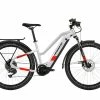 VTC électrique HAIBIKE Trekking 7 Gris/rouge 630Wh Femme - 2021 -magasin de vélo vtc electrique haibike trekking 7 grisrouge 630wh femme 2021