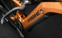 VTT électrique Haibike Allmtn CF 6 Orange/Noir 600Wh - 2022 -magasin de vélo vtt electrique haibike allmtn cf 6 orangenoir 600wh 2022 2